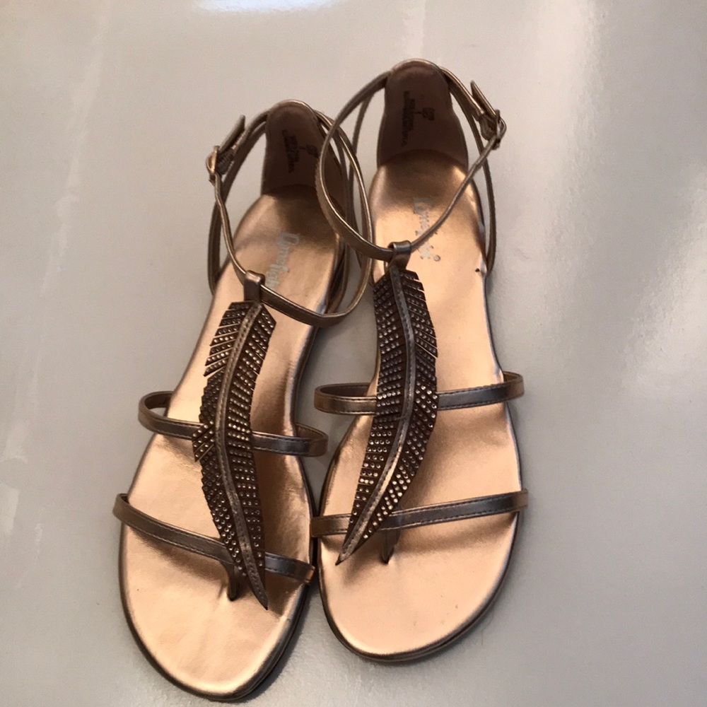 Roles gold sandal